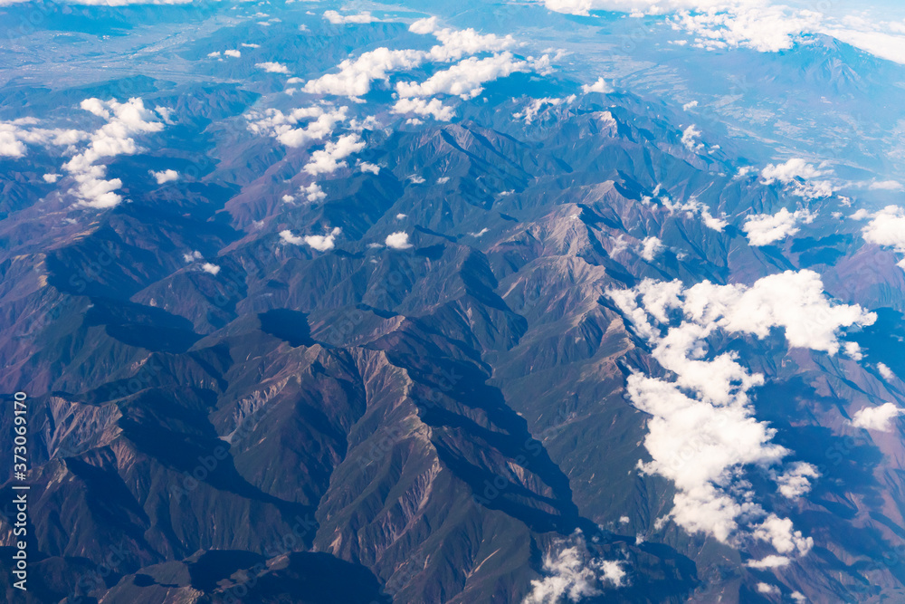 山　空撮