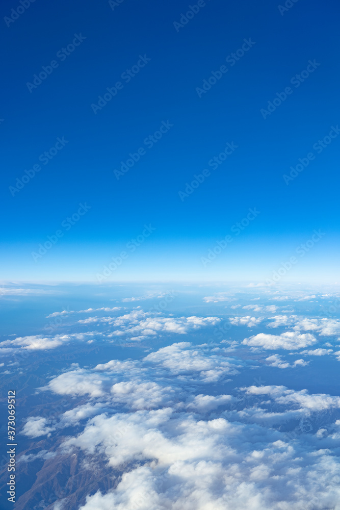 雲海　青空