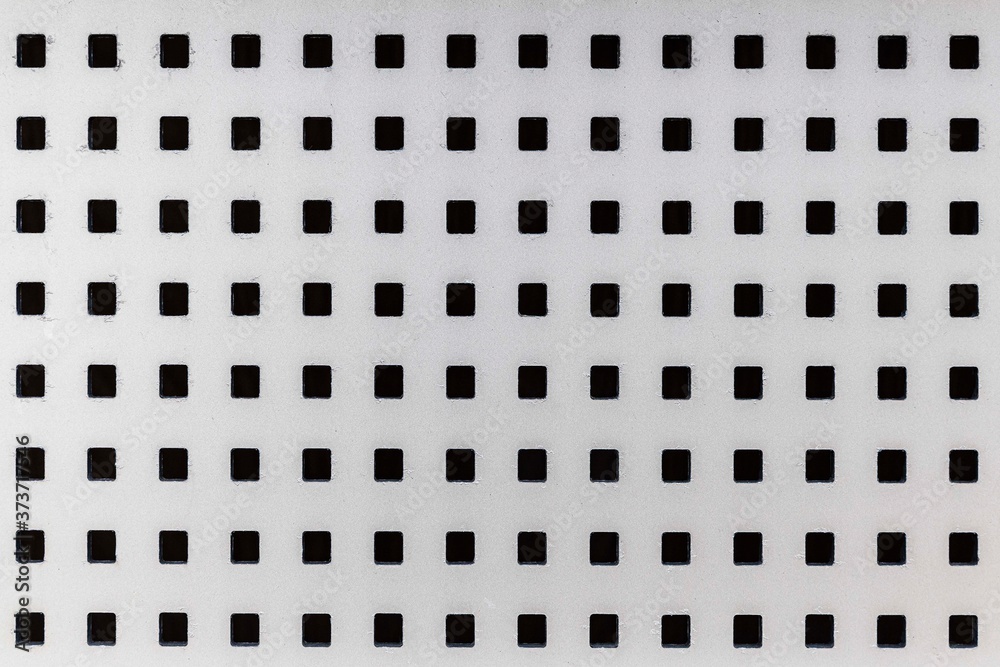 White steel mesh screen pattern and seamless background