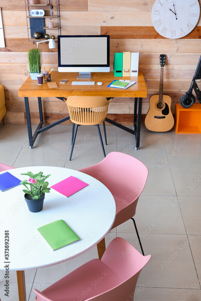 Interior of comfortable modern office