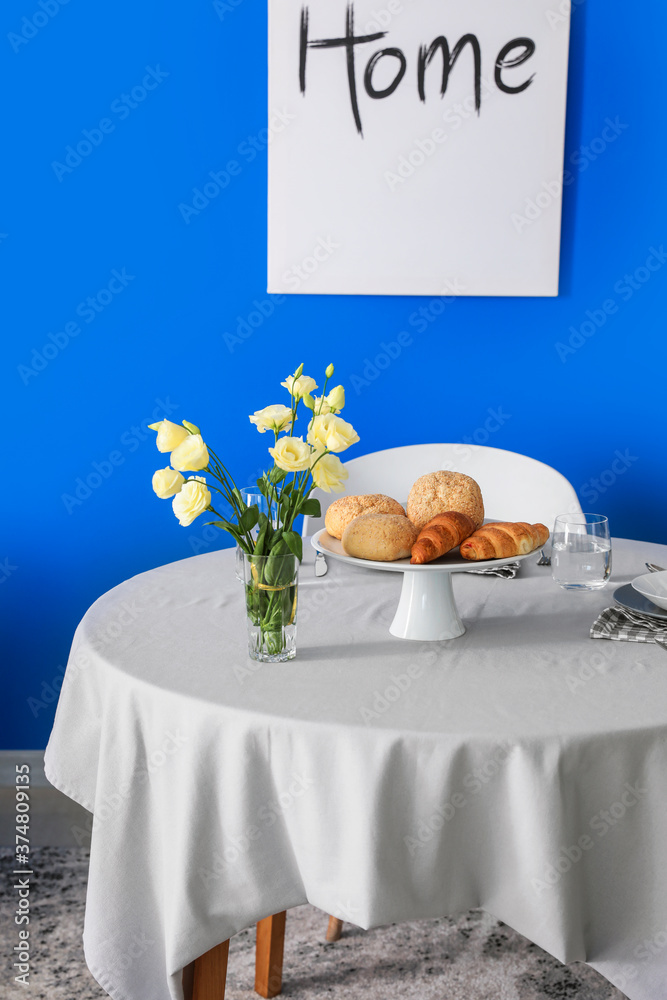 Interior of modern stylish dining room