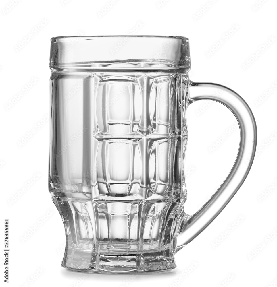 Empty mug on white background