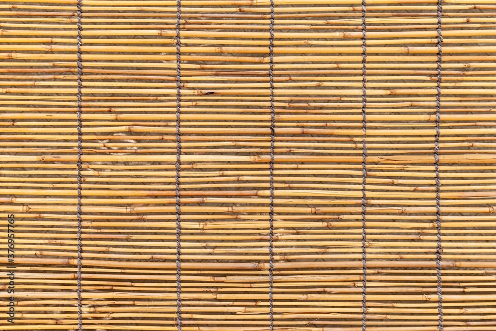 Brown bamboo window curtain texture and seamless background