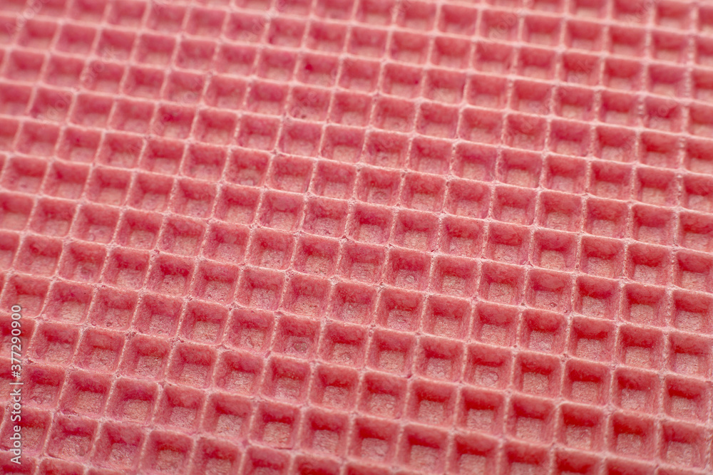 Pink wafer surface