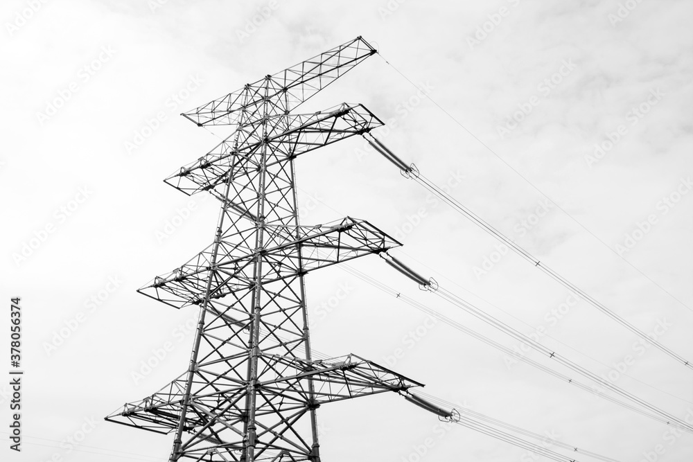 High-voltage tower