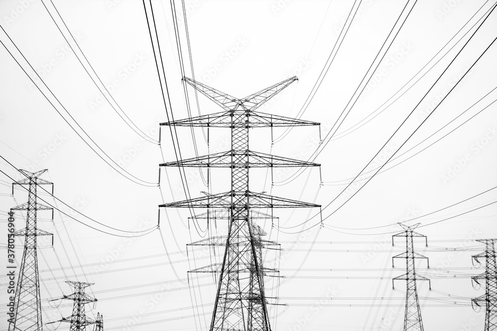 High-voltage tower