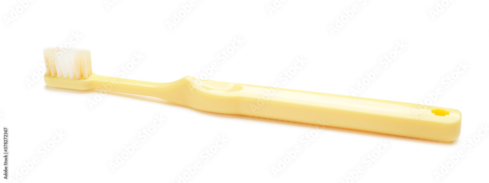 Tooth brush on white background