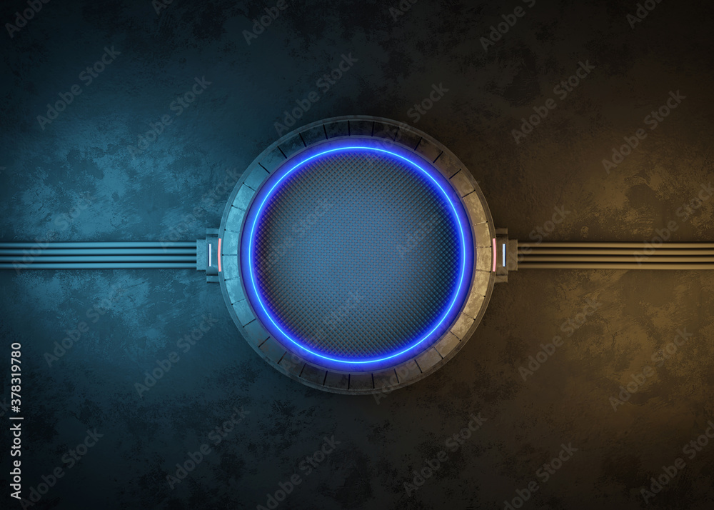 Abstract background, Circle Futuristic