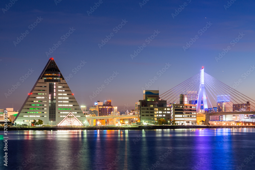 Aomori City, Japan Skyline