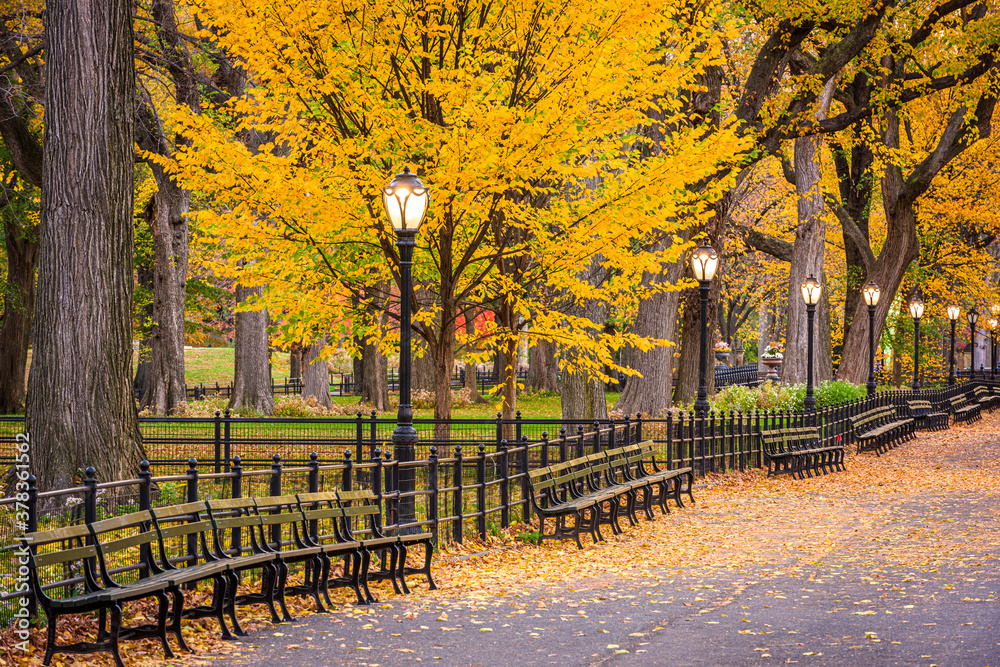 Central Park at The Mall in New York City