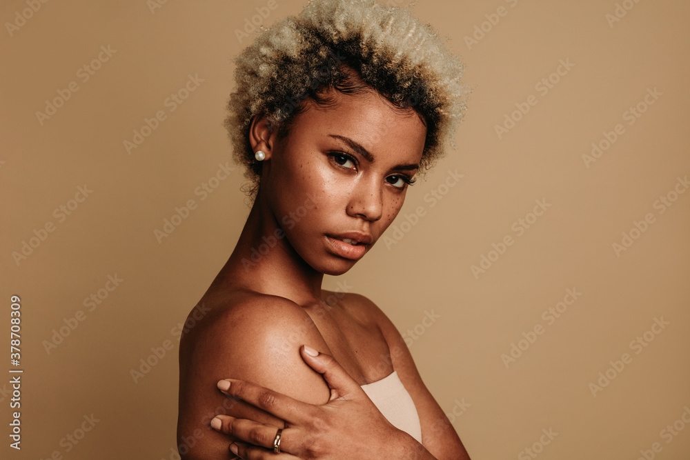 Portrait of african american woman