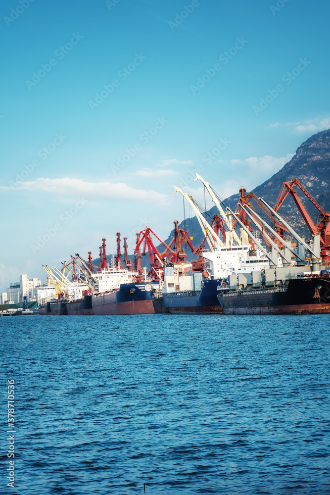 Port Portal Crane of Lianyungang Port.