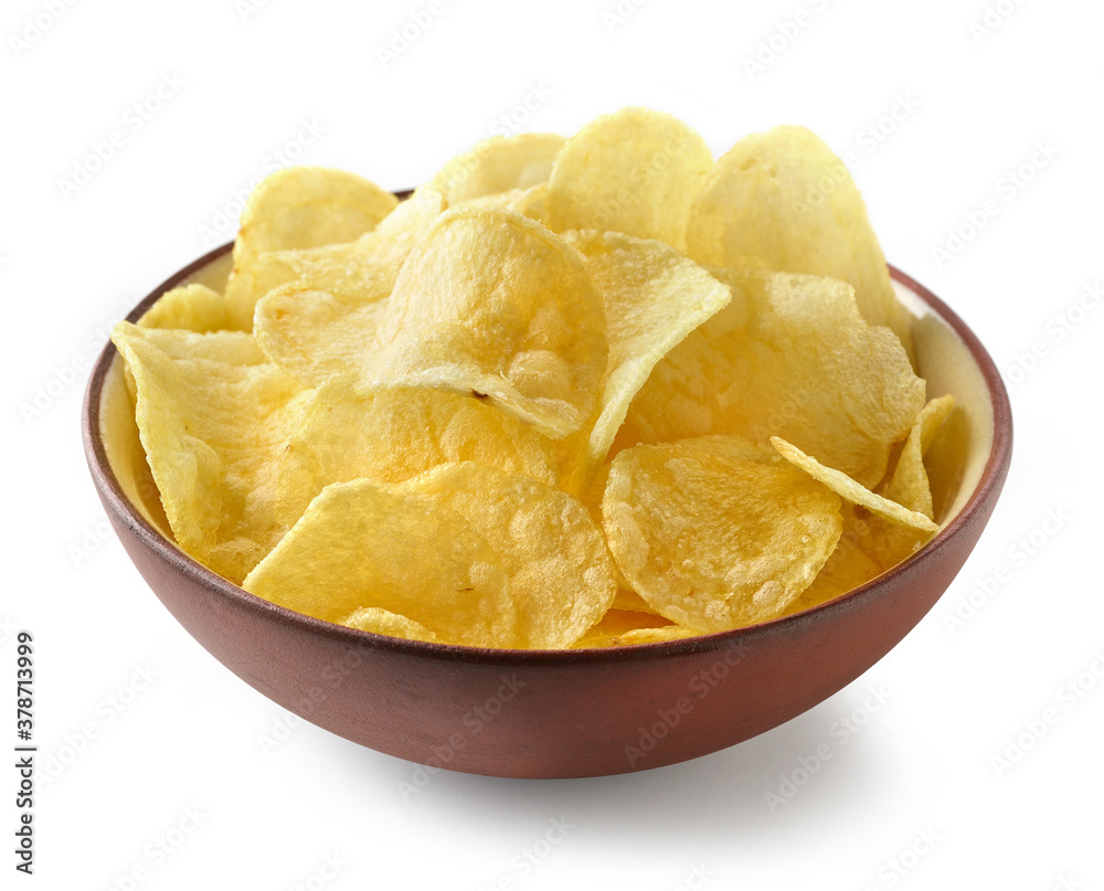 bowl of potato chips