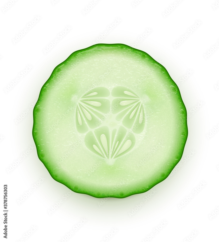 Cucumber slice