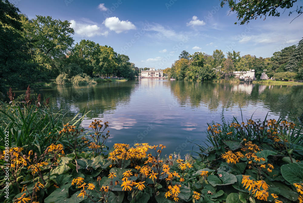 Lazienki Park in Warsaw