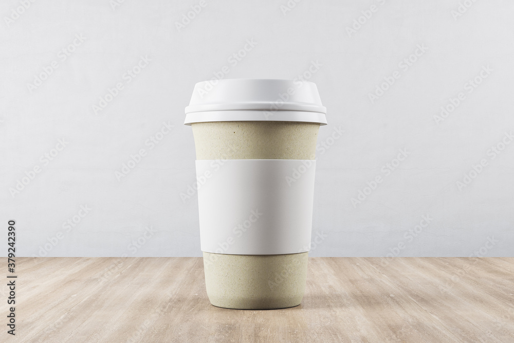 Disposable recycle white paper cup