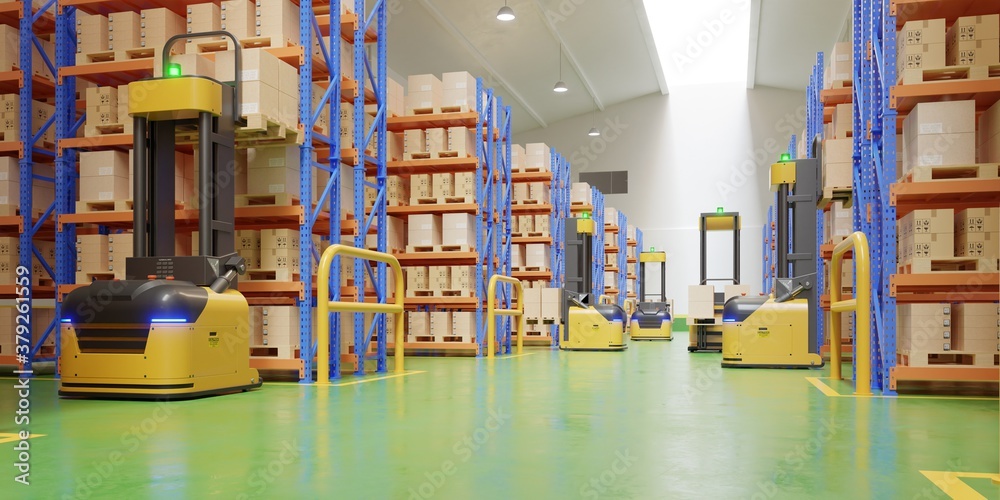 AGV Forklift Trucks-Transport More with Safety in warehouse.