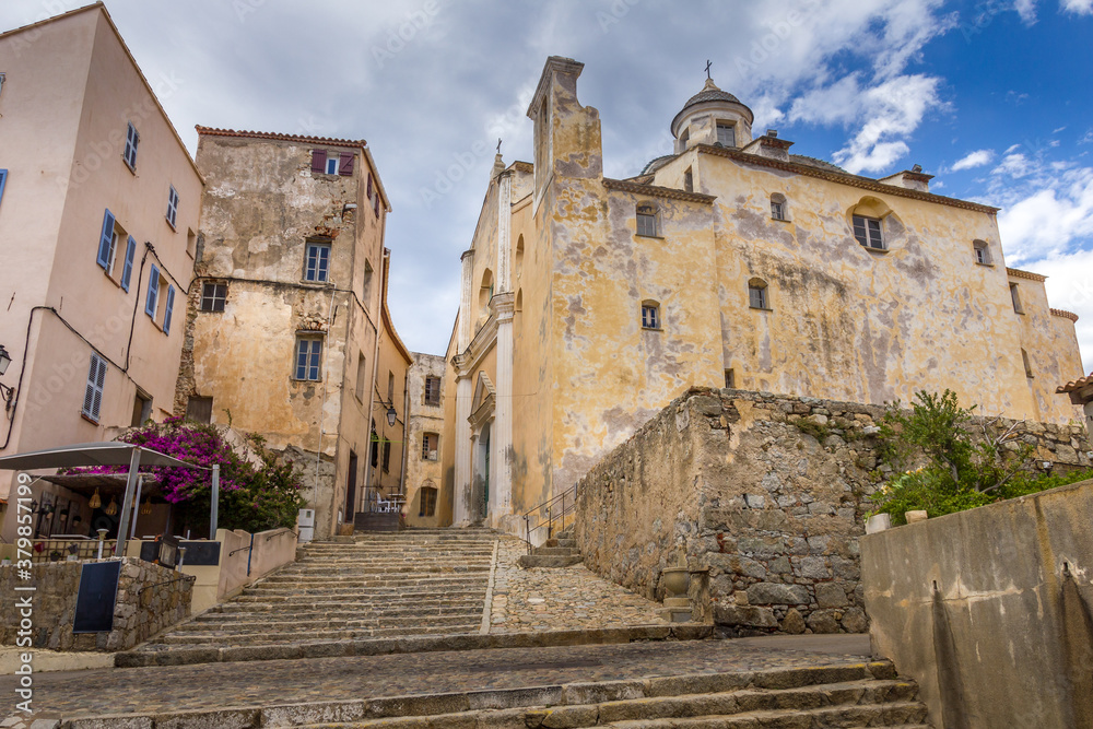 Castle in Calvi, North of Corsica, France