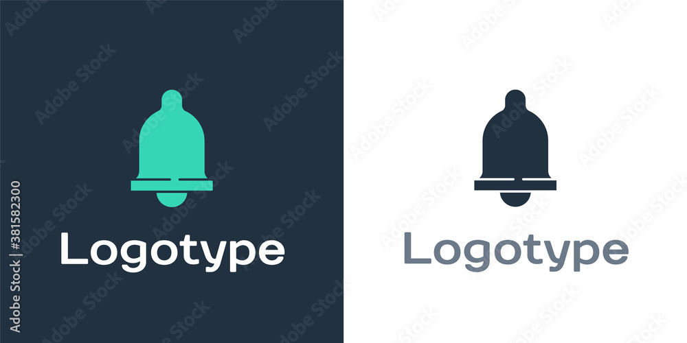 Logotype Motion sensor icon isolated on white background. Logo design template element. Vector.