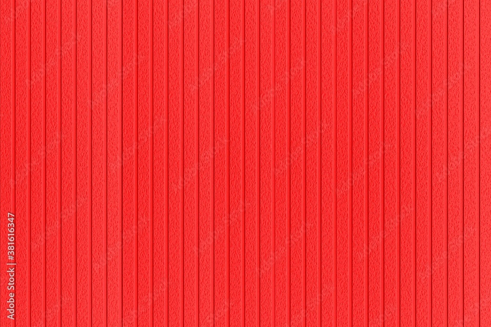 Red Corrugated metal background and texture surface or galvanize steel