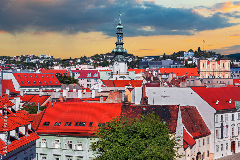 Bratislava city and beautiful old town, Slovakia