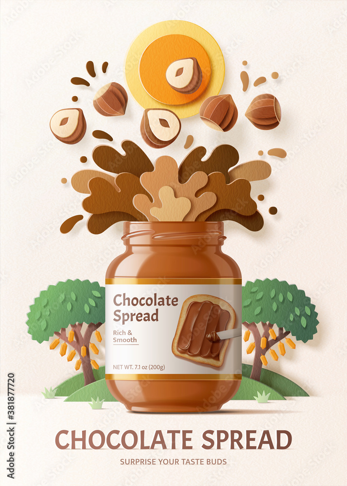 Chocolate spread ads