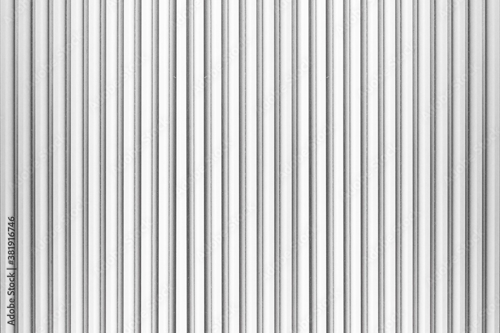 White Corrugated metal background and texture surface or galvanize steel