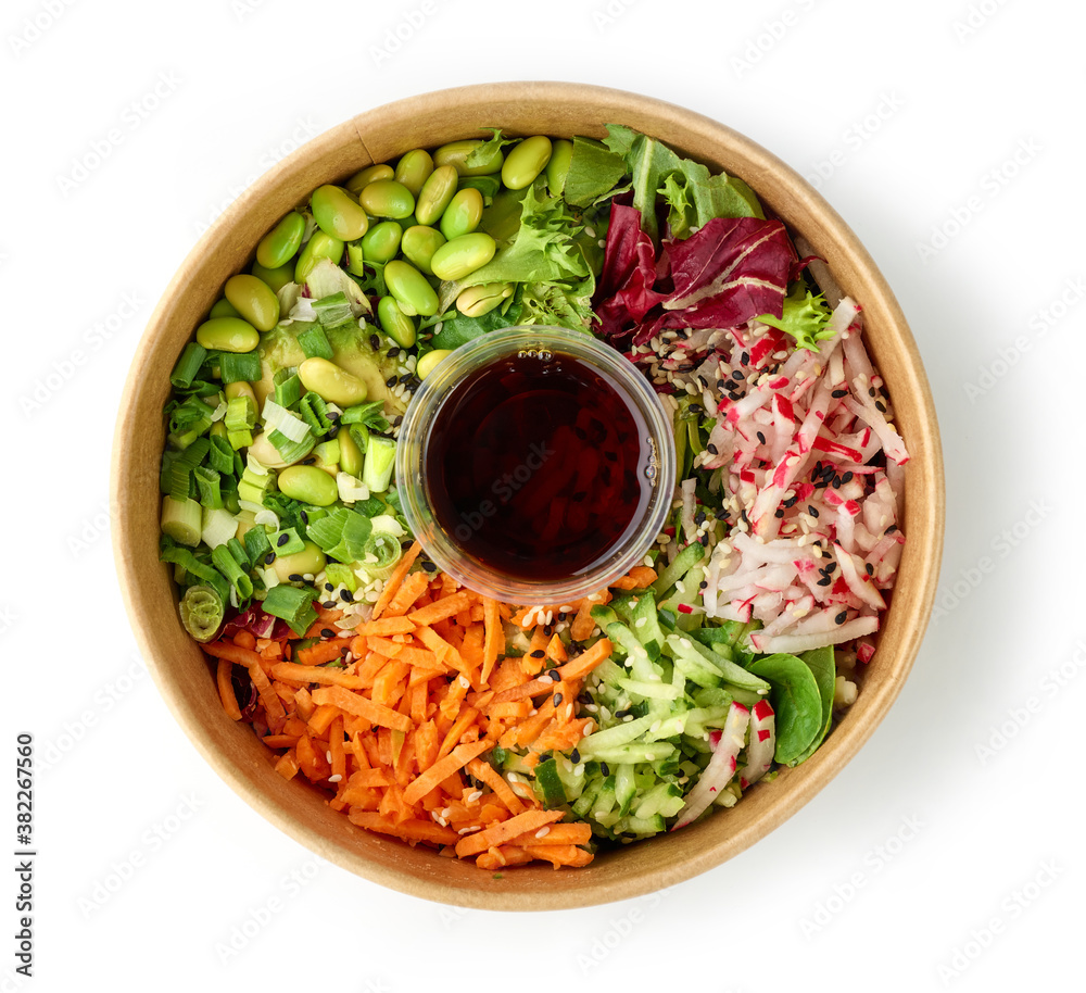 healthy poke bowl