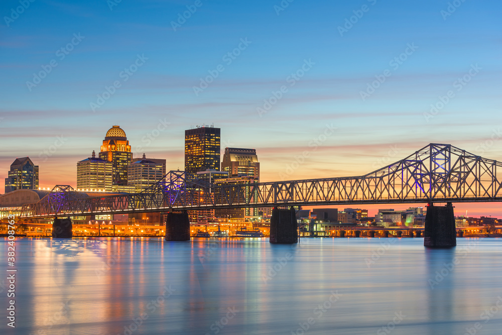 Louisville, Kentucky, USA Skyline