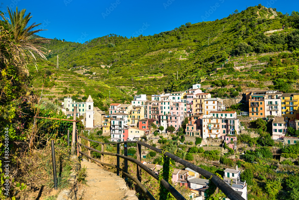 Manarola Village at the Cinque Terre. UNESCO world heritage in Italy