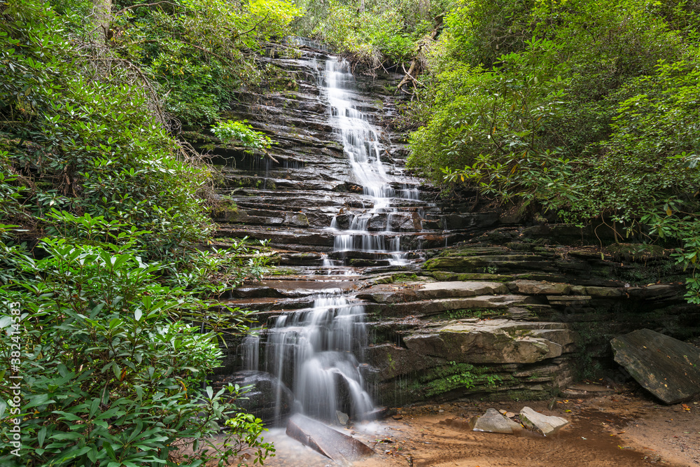 Panther Falls in Rabun County, Georgia