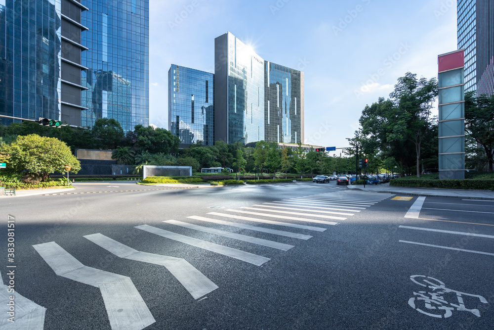 road in city