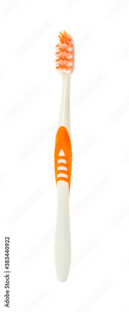 Tooth brush on white background