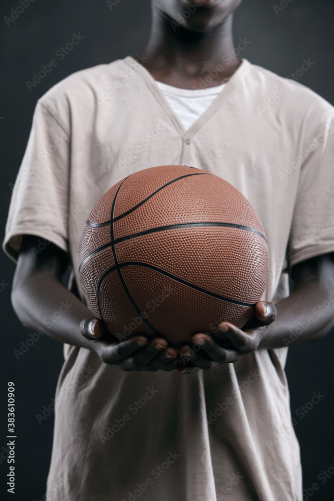 Boy with Basketball