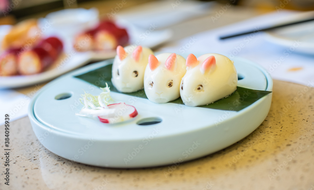 Chinese Cantonese Morning Tea Yogurt White Rabbit