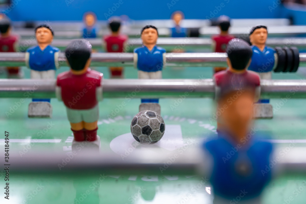 Soccer table mini game, Relaxation concept