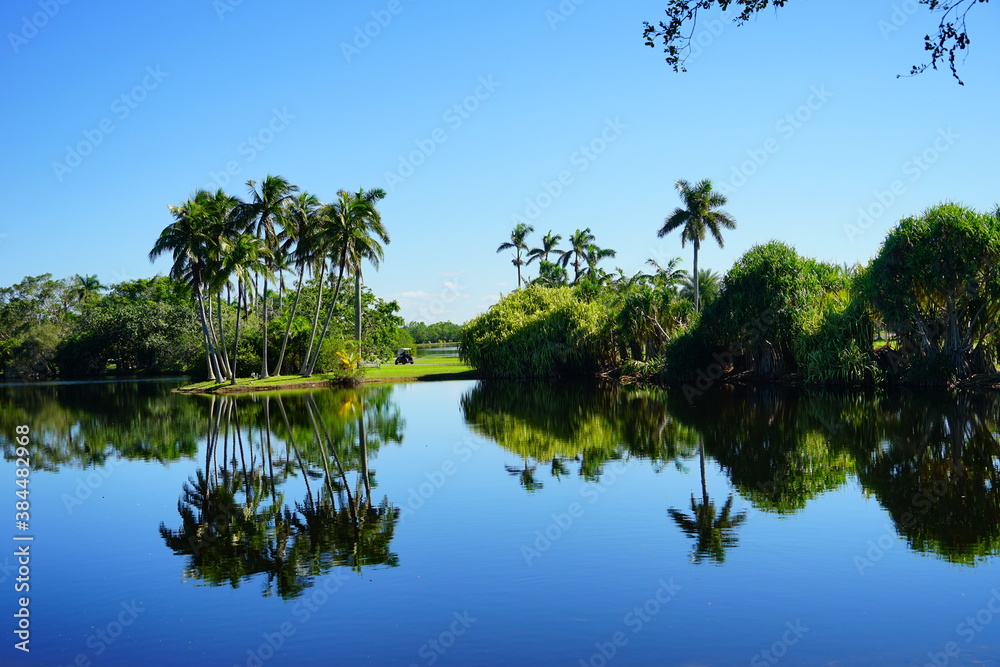 Fairchild tropical botanic garden in Miami, FL, USA