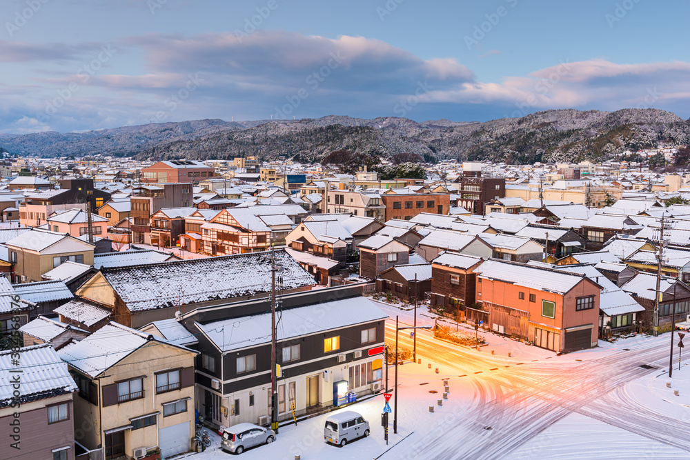 Wajima, Ishikawa, Japan in Winter