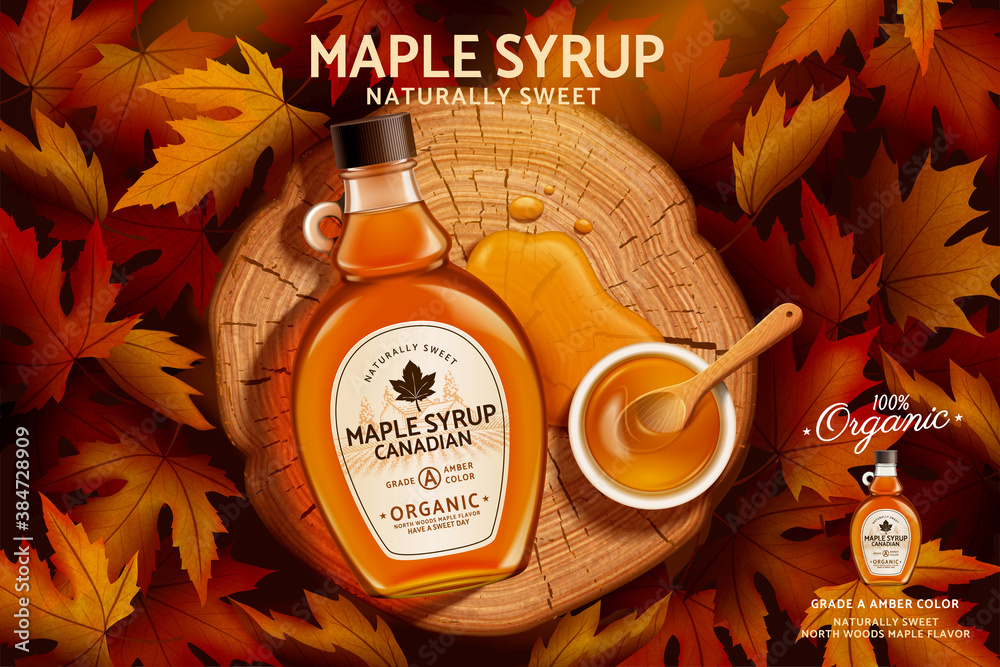 Canadian maple syrup ad