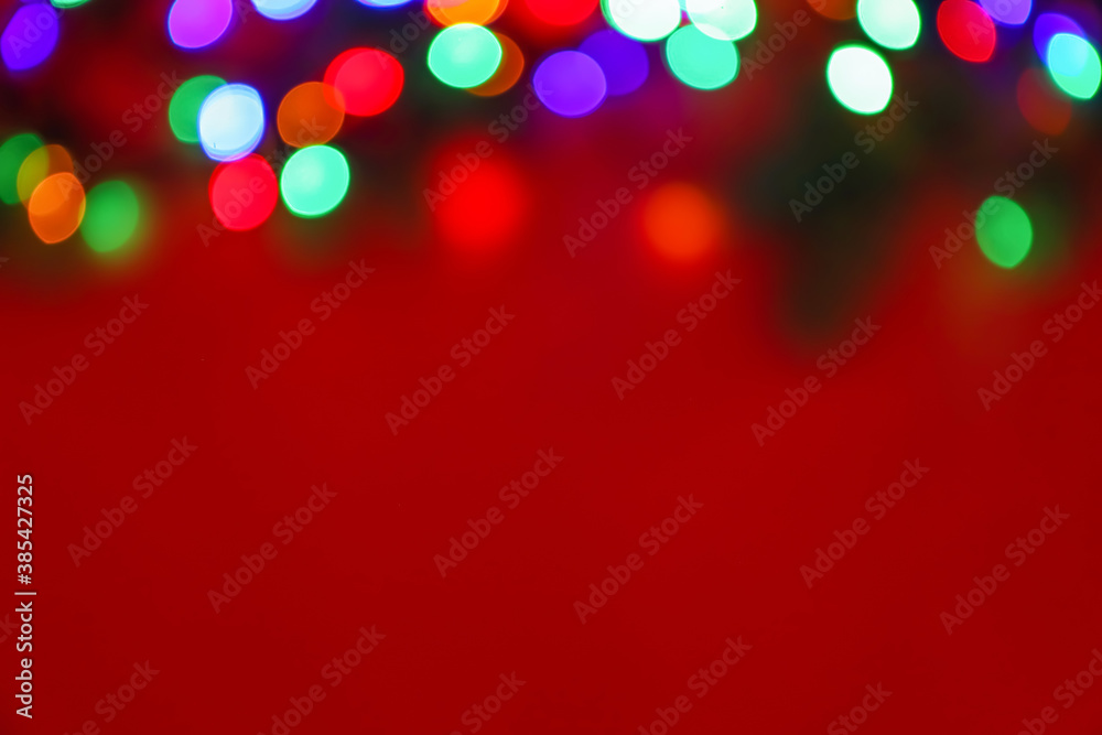 Abstract background with blurred lights