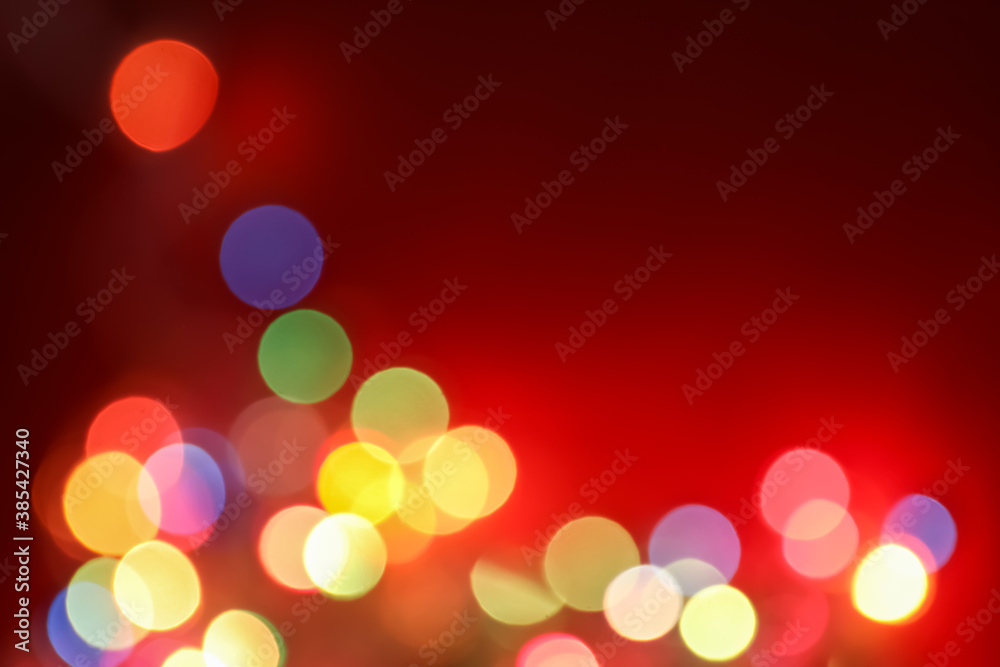 Abstract background with blurred lights