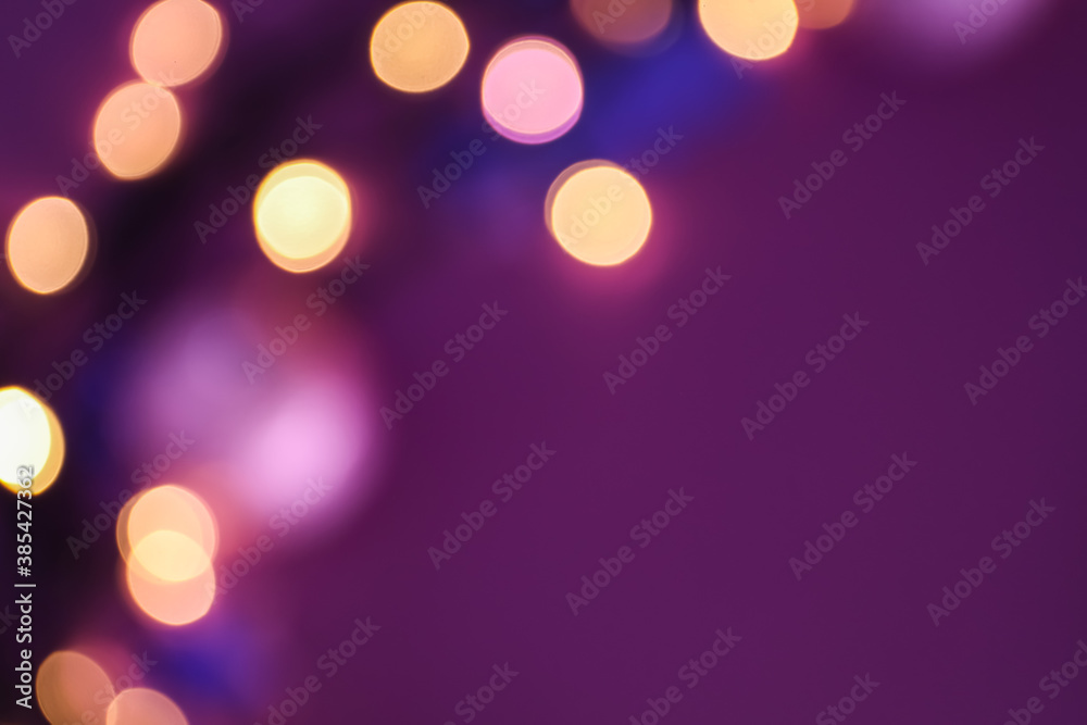 Abstract background with blurred lights