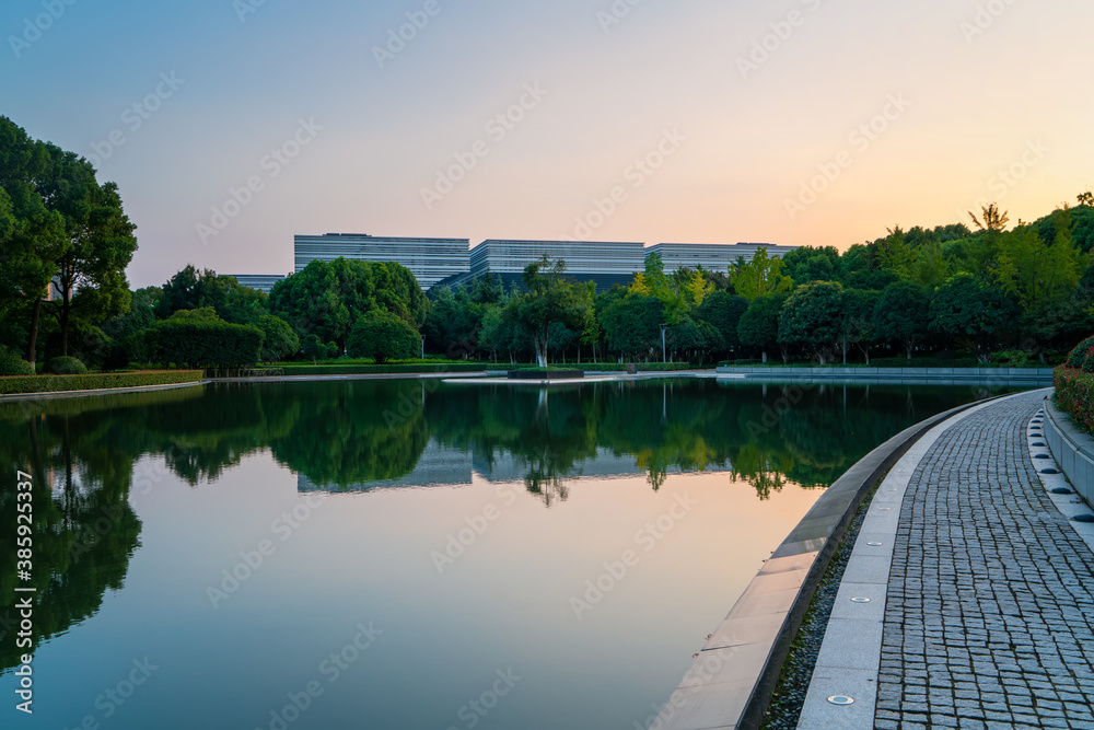 Modern urban architecture landscape of Changzhou, China