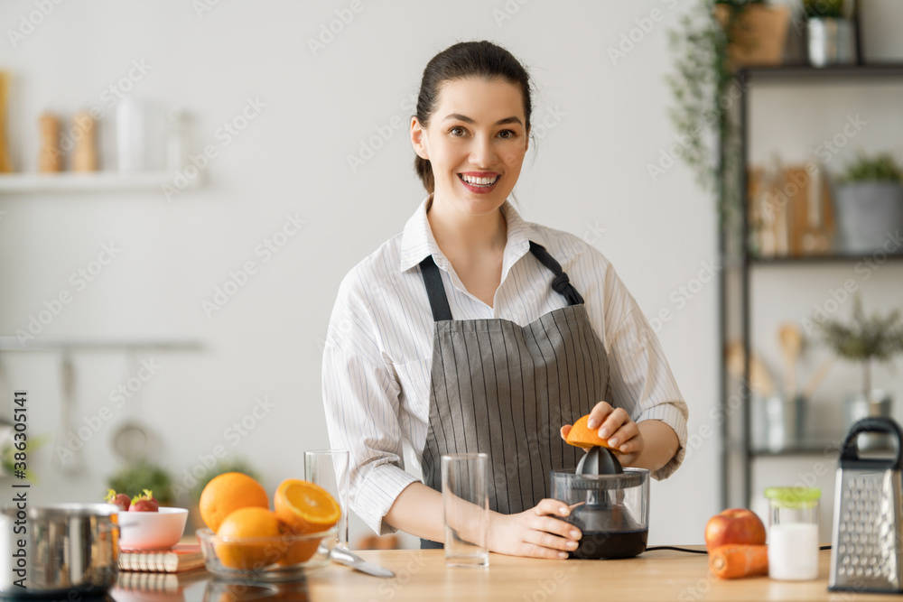 Healthy food at home.