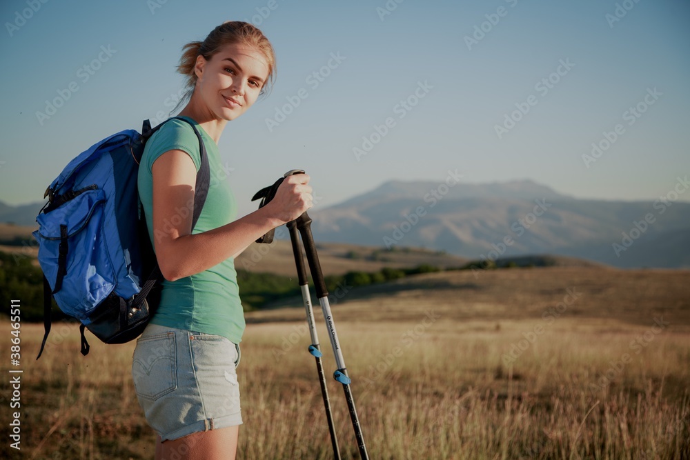 Hiking.