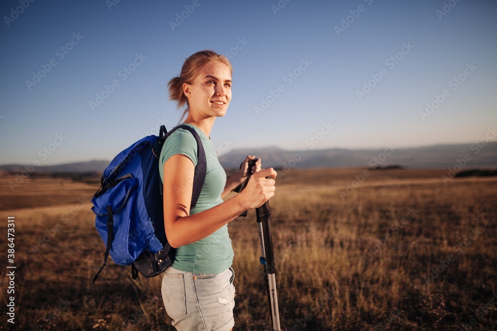 Hiking.