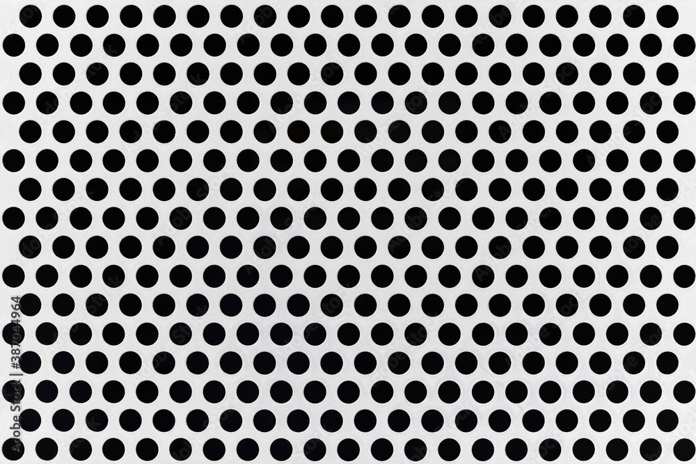 White steel mesh screen pattern and seamless background