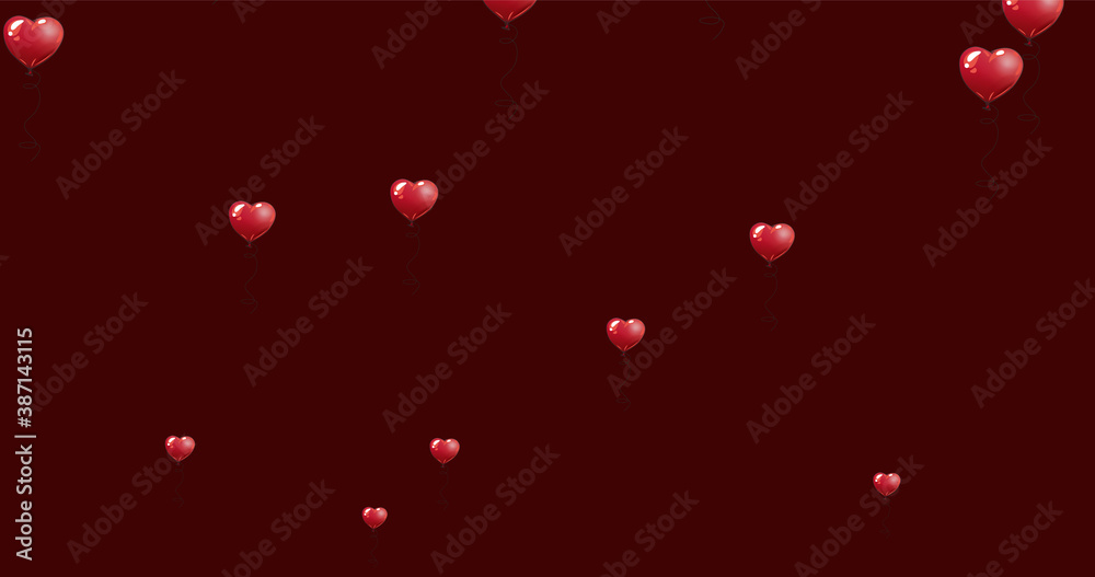 Cute Heart Wallpaper Pattern Vector