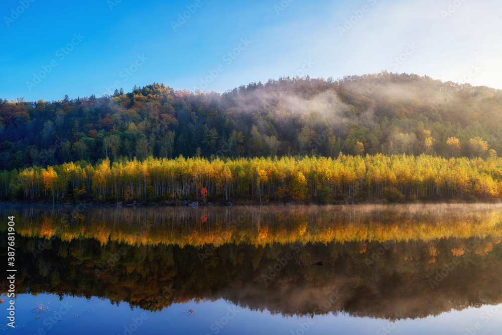 The autumn landscape of Singanense of China.