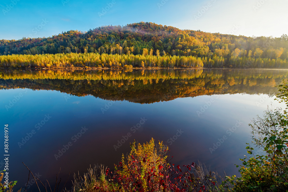 The autumn landscape of Singanense of China.